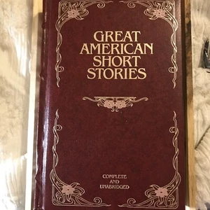 GREAT AMERICAN SHORT STORIES 1985 Longmeadow Press BONDED LEATHER Collectible - Picture 1 of 4