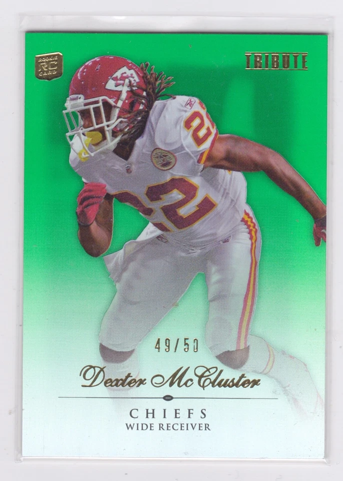2010 Topps Tribute - Green Parallel /50 - Dexter McCluster #92 - Rookie - Image 1 of 2