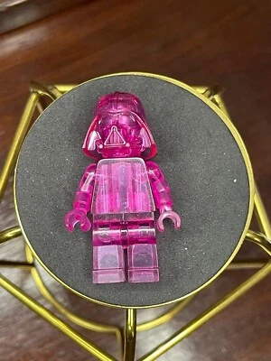 Lego Minifigure Prototype Star Wars Darth Vader Monochrome Trans Dark Pink - Immagine 1 di 4