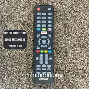 GENUINE LINSAR TV Remote Control LS65UHDSM21, LS75UHDSM20, LS82UHDSM20 - Picture 1 of 2