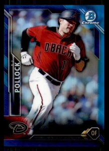 2016 Bowman Chrome Blue Refractor #84 A.J. Pollock Arizona #/150 (ref 30209) - Picture 1 of 2