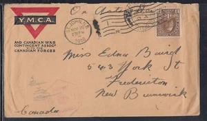Canada - Nov 20, 1916 St. John, NB "On Active Service" Cover - Picture 1 of 1