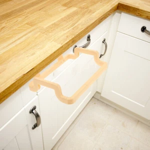 Bag Hanging Garbage Rack Trash Holder Bin Kitchen Wall-mounted Organizer Hanger - Picture 1 of 12