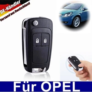 2Tasten Ersatz Klappschlüssel Gehäuse für Opel Astra J Corsa E Meriva B Insignia - Bild 1 von 17