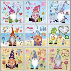 9 Sheets Mother's Day Decorations Window Clings Decorations, Happy Mother's - Picture 1 of 4
