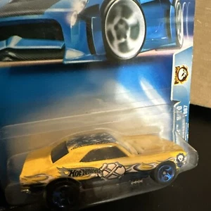 2003 Hot Wheels #168 Wastelanders 6/10 '67 CAMARO gelb mit blauen 5-Speichen-Rädern - Bild 1 von 8