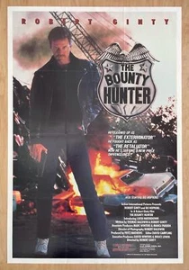 THE BOUNTY HUNTER (1989) Video Store VHS Promo Movie Poster Crime Action Revenge - Picture 1 of 7