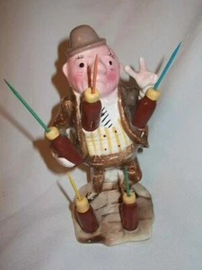 VTG CERAMIC TOOTHPICK HOLDER - Picture 1 of 11