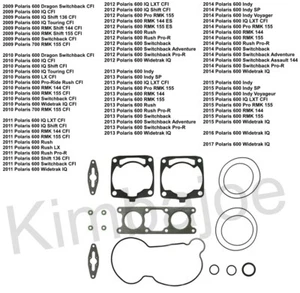 Polaris 600 700 CFI IQ Indy Dragon RMK Rush Switchback & Listed Gasket Set - Picture 1 of 1
