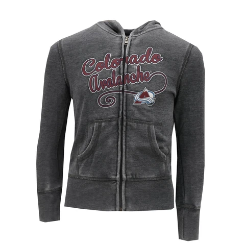Colorado Avalanche NHL Kids Youth Girls Size Full Zip Hooded Sweatshirt New Tags Cover