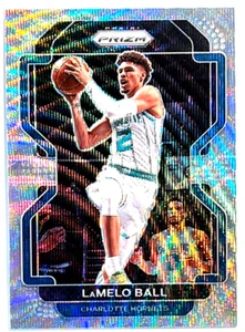 2021-22 Panini Prizm Basketball Silver Wave #185 LaMelo Ball - Picture 1 of 2