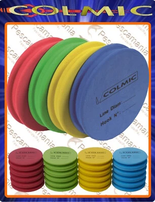 Eva Spool Colmic ø7cm 20 pezzi rotolini avvolgilenza per finali ruzzole - Imagen 1 de 4