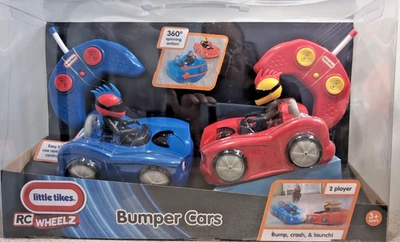 Little Tikes Remote Control Bumper Cars RC Wheelz Set of 2 New Old Stock - Image 1 of 4