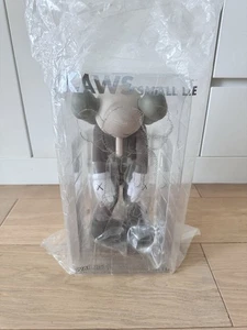 KAWS Small Lie Companion Vinyl Figure Brown not Grey black with Box - Picture 1 of 3