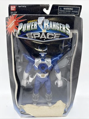 Power Rangers in Space Blue Astro Armor Ranger IN BOX & COMPLETE by Bandai 1997 - Image 1 of 4