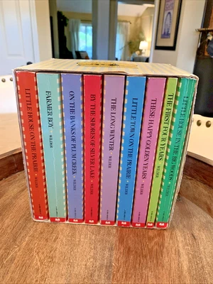 Little House on the Prairie 9 Book Boxed Set Laura Ingalls Wilder Paperback 1994 - Image 1 of 4