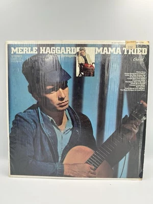 Merle Haggard and the Strangers 1968 LP 'Mama Tried' Capital St 2972 - In Shrink - Image 1 of 4