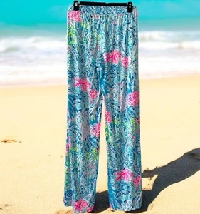 Lilly Pulitzer Sink Or Swim Palazzo Hose Gr. Small weites Bein Pull On Gummizug S - Bild 1 von 12