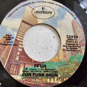 Con Funk Shun ** Ffun / Indian Summer Love - 1977 US Soul Import 7" - Picture 1 of 4