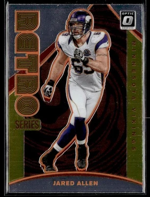 2020 Donruss Optic #RS-JA Jared Allen Retro Series Football Card 0201E - Изображение 1 из 2