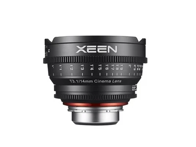 Lente de cine profesional Rokinon Xeen XN14-C 14 mm T3,1 para Canon EF (negro) Foto 1 de 2