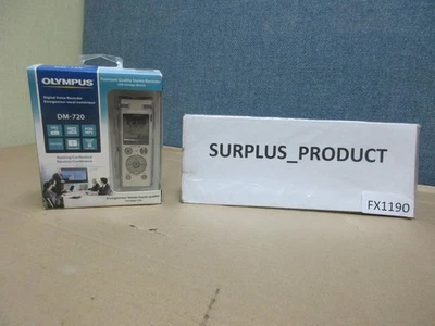 OLYMPUS DIGITAL VOICE RECORDER DM-720 4GB MICRO SD SLOT, USB CHARGING,OPEN BOX - Image 1 of 4
