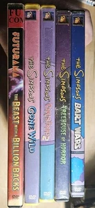 The Simpsons Bart Wars Gone Wild Christmas 2 Futurama Matt Groening Dvd Lot ++ - Picture 1 of 7