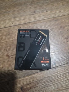 Western Digital WD BLACK SN850X 1TB NVMe SSD Gen 4 7300 BRAND NEW - Picture 1 of 2