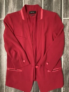 Isabel Marant Red Tailored Lightweight Classy Oldmoney Blazer Trending 36 Bin L - Picture 1 of 6