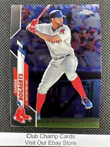 2020 #137 Xander Bogaerts Topps Chrome Baseball Boston Red Sox - Foto 1 di 2