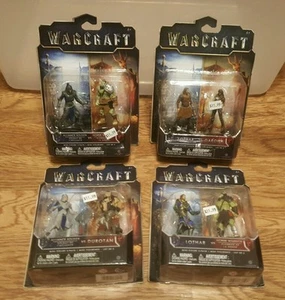 Jakks Pacific Toys - Warcraft Movie Mini Figurine 2-Packs - LOT DE 4 - Neuf - Photo 1/12