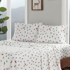 Woolrich Sheet Warm & Breathable Cotton Flannel Bed Sheets, All Elastic Pocket S