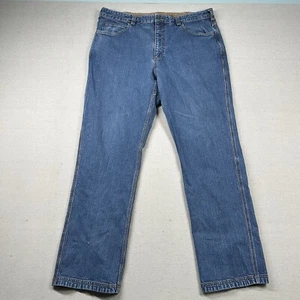Duluth Trading Jeans Mens 37x32 Flex Ballroom Denim Classic Workwear Heavy - Picture 1 of 12
