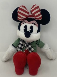 Yuletide Minnie Mouse Plush Disney Park’s Farmhouse Collection - Picture 1 of 3