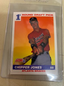 Chipper Jones 1991 Score Draft Pick Rookie RC BRAVES