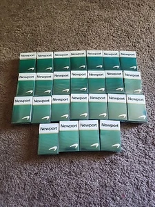 25 EMPTY NEWPORT CIGARETTE BOXES - Menthol  TN Stamp - crafts/collecting  - Picture 1 of 2