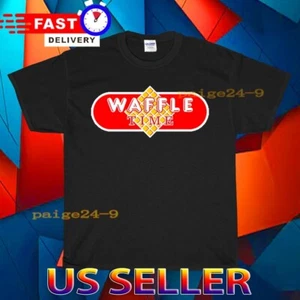 NEW SHIRT WAFFLE HOUSE TIME LOGO T-SHIRT FUNNY AMERICAN UNISEX TEE SIZE S-5XL - Picture 1 of 6