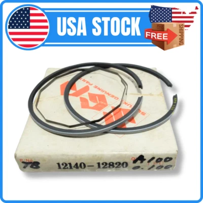 For Suzuki A100 AS100 AC100 Piston Ring Oversize 1.00 NOS Genuine 12140-12820 - Imagem 1 de 4