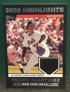2007 Topps Series 1 HR PM Pedro Martinez 2006 Season Highlights Jersey Card - Picture 1 of 2