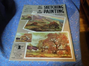 Walter T. Foster Book 67 Outdoor Indoor Sketching Painting Frandzen 31 pages - Picture 1 of 5