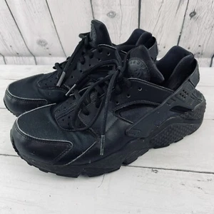 Nike Air Huarache Womens Size 7.5 Running Shoes Black Athletic Trainer Sneakers - Picture 1 of 8