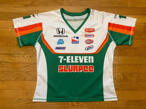 Andretti Racing Indy Car Pit Crew Sz XL 7-Eleven Jersey #11 Cover