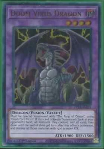 Yugioh - Doom Virus Dragon - 1a Edición Tarjeta Holográfica Ultra Rara - Imagen 1 de 1