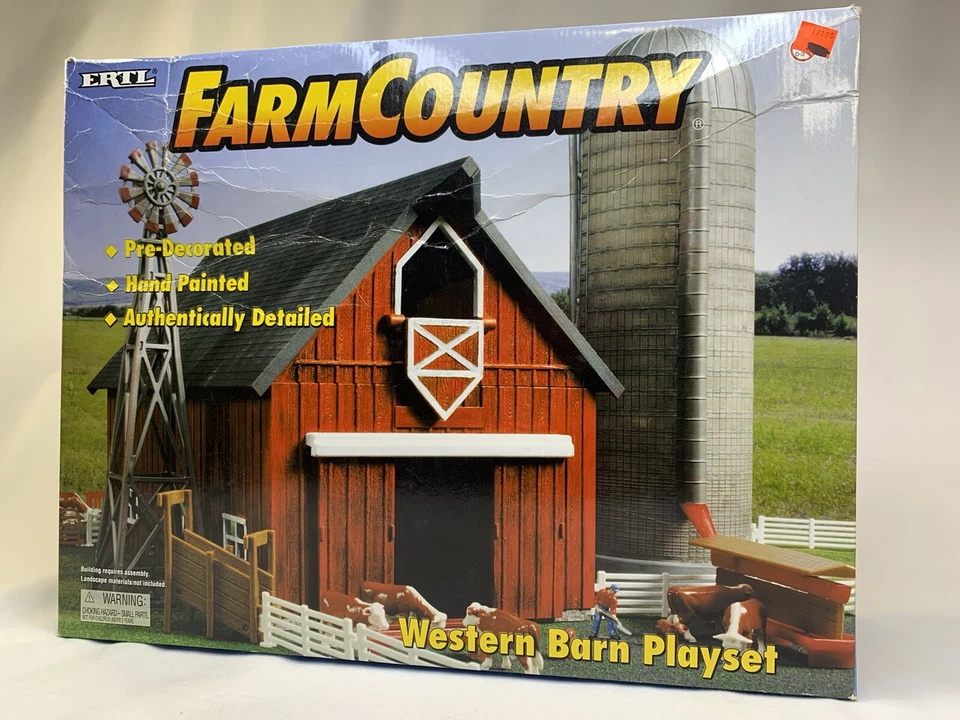 Juego Ertl Farm Country Toy Western Barn 1/64 Foto 1 de 4