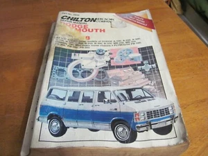 Chilton's 6934 Dodge & Plymouth Vans 1967-1988 - Picture 1 of 10