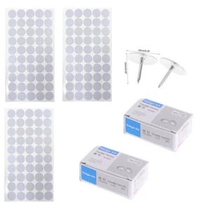 150 x Reflektoren + 160 Pins DIY -Reflektor Klebe Punkte Reflektierende Kreise - Bild 1 von 2
