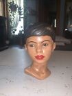 VINTAGE Holland Mold African American Head Bust Ceramic 1975