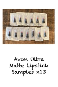 Avon Ultra Matte Lipstick Samples x13 Different Shades - Picture 1 of 1
