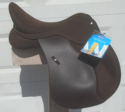 NUEVO 17.5" WINTEC 2000 AP Sillín MARRÓN Alto Marchizo~Fácil Cambio Garganta~DURO~CAIR Foto 1 de 4