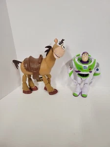 Disney Toy Story Pixar Bullseye & Buzz Action Figure Lot Mattel - Picture 1 of 5
